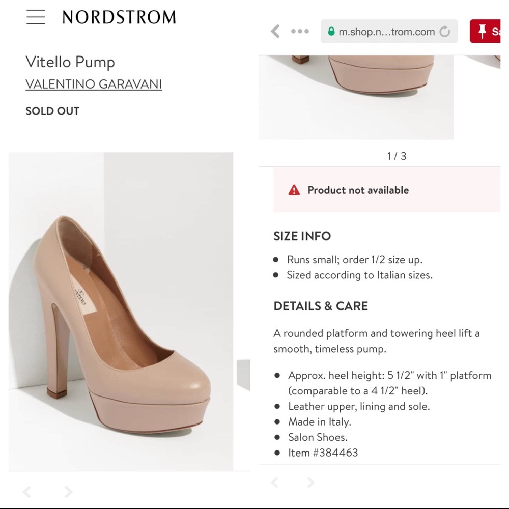 Valentino Garavani Platform Pumps IT40 worn once - Picture 8 of 8